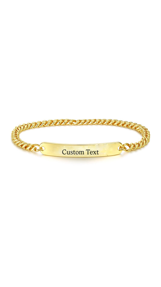 Unisex Thin Gold Bracelet
