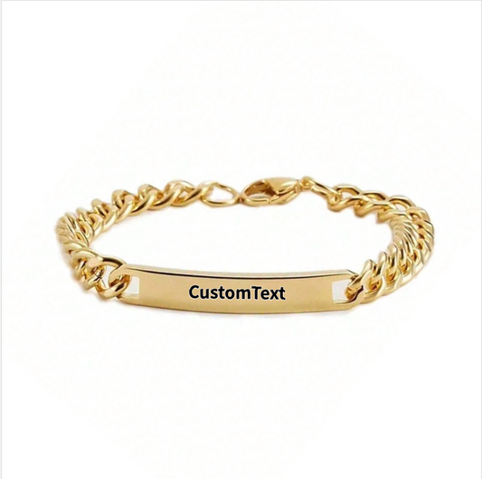 Man Chain Gold Bracelet