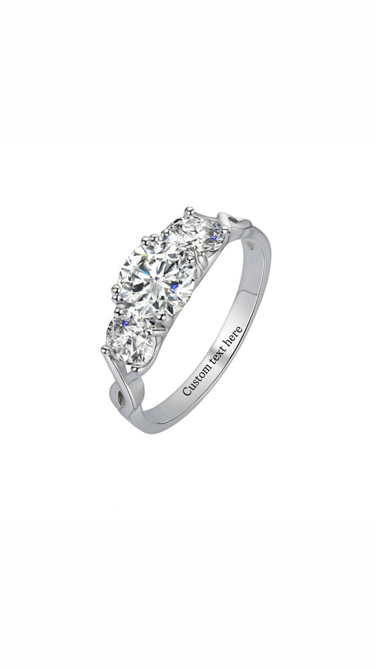 Carrèr Triple Promise RIng