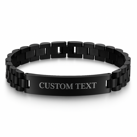 Man Black President Bracelet