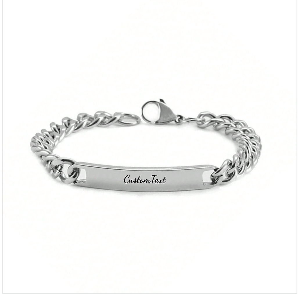 Man Chain Silver Bracelet