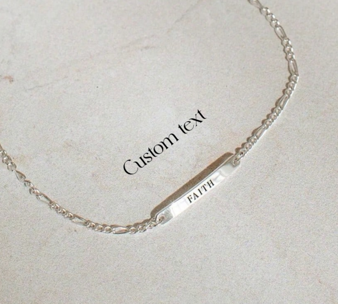 Unisex Thin Silver Bracelet