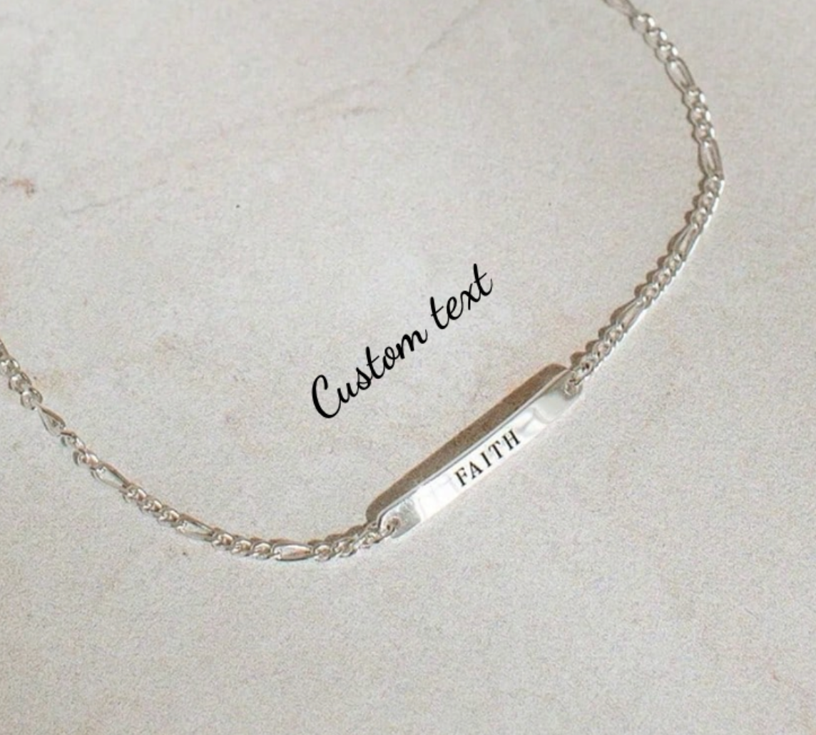 Unisex Thin Silver Bracelet