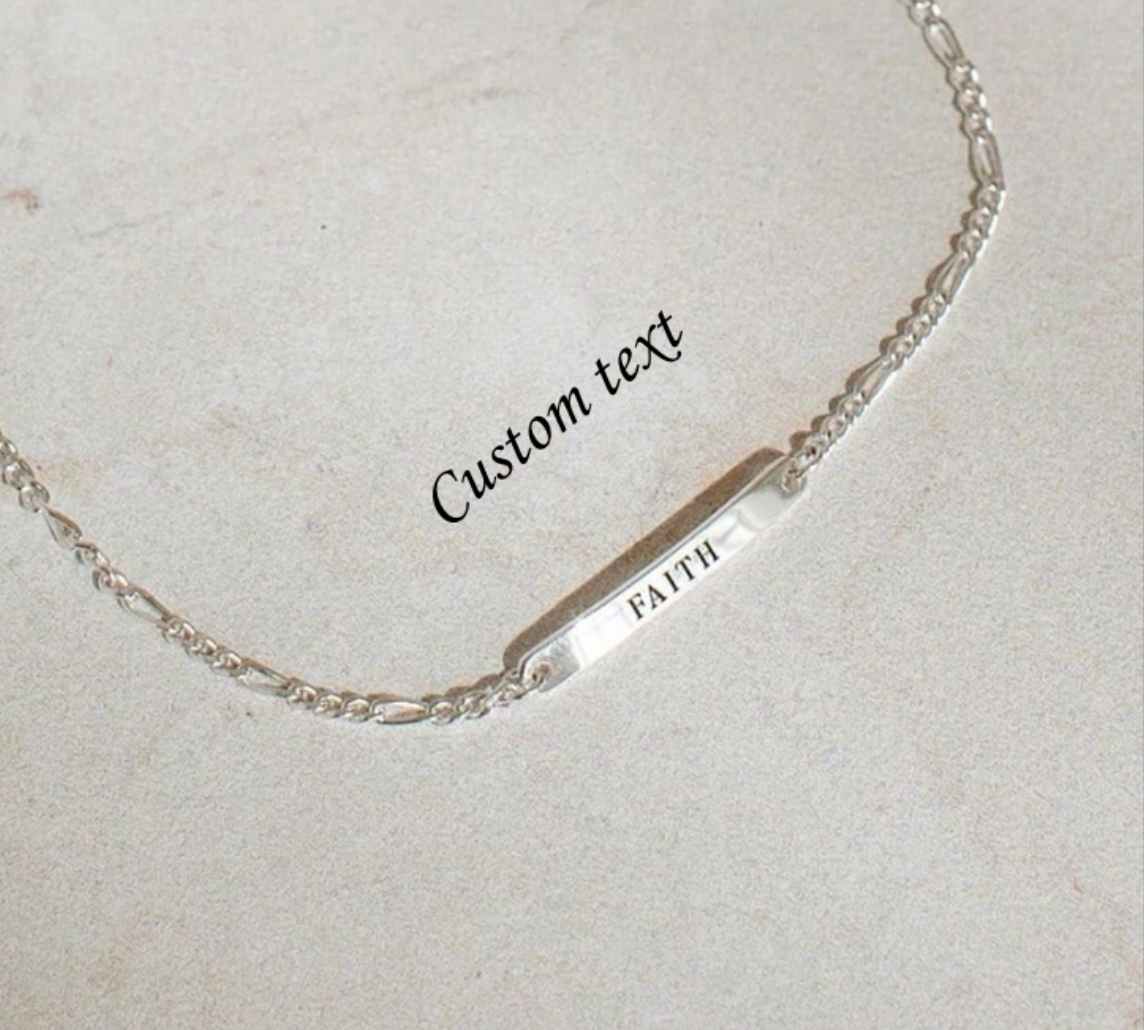 Unisex Thin Silver Bracelet